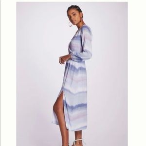 Anthropologie Cloth and stone tie dye midi dress. size S.